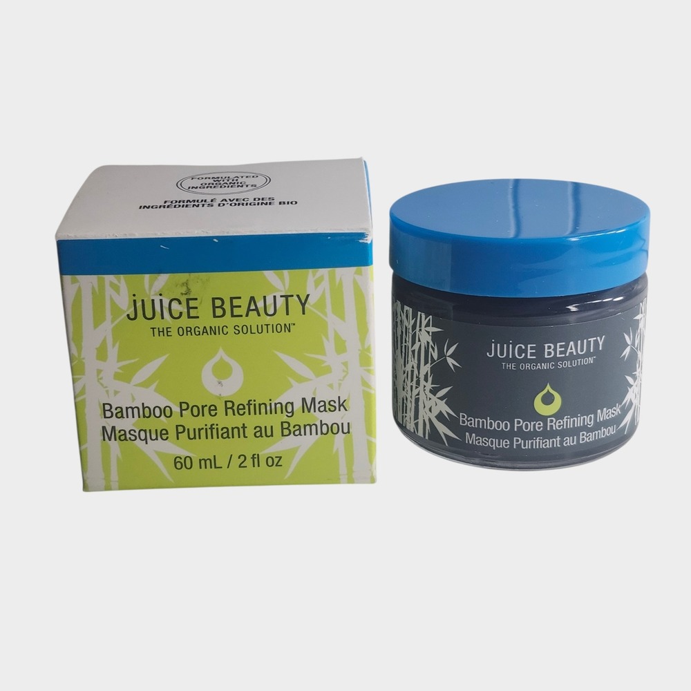 Juice‎ Beauty Bamboo Pore Refining Mask 2 fl oz Green Organic Charcoal Clay